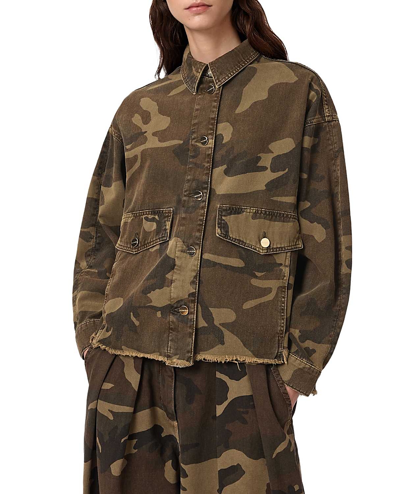 Allsaints Hettie Camo Shacket