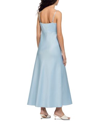 Cinderella Satin Effect Maxi Dress