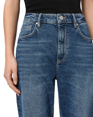 Fable High Rise Bootcut Jeans in Mid Indigo