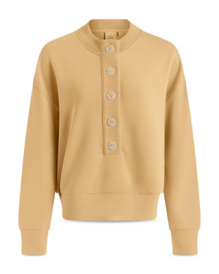 Reena Button Front Sweatshirt