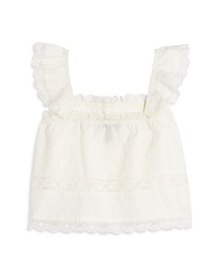 Girls' Lace Trim Top - Little Kid, Big Kid - Exclusive 