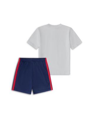 Boys' Short Sleeved Graphic Tee & 3-Stripe Shorts Set - Little Kid