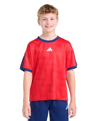 Boys' Short Sleeved Printed World Soccer Top - Big Kid