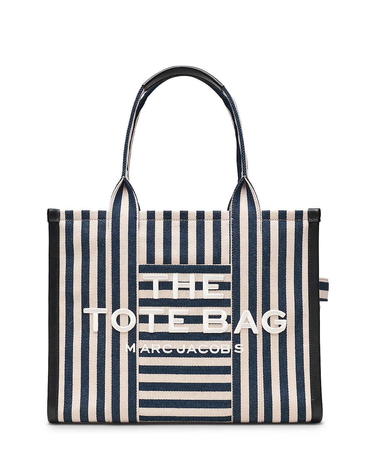 Marc Jacobs The Large Stripe Canvas Tote Bag
