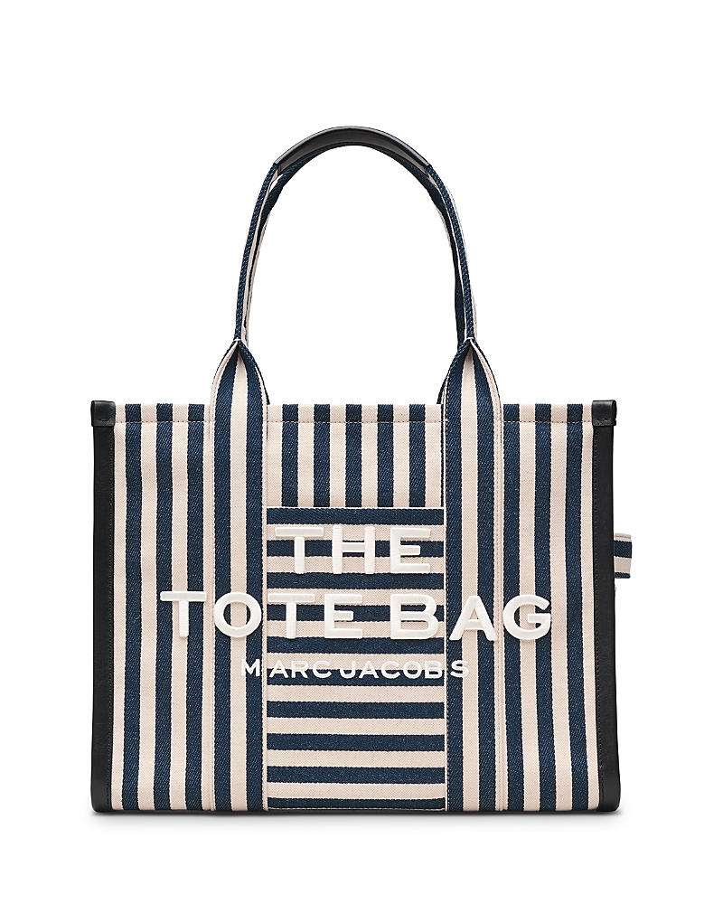 Marc Jacobs The Large Stripe Canvas Tote Bag