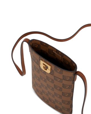 Lady Monogram Leather Phone Crossbody