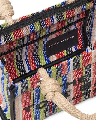 The Small Stripe Mesh Tote Bag