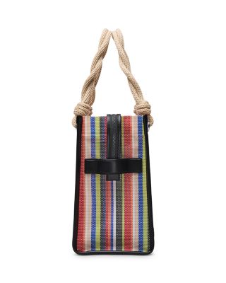 The Large Stripe Mesh Tote Bag