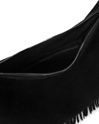 Sia Suede Fringe Shoulder Bag