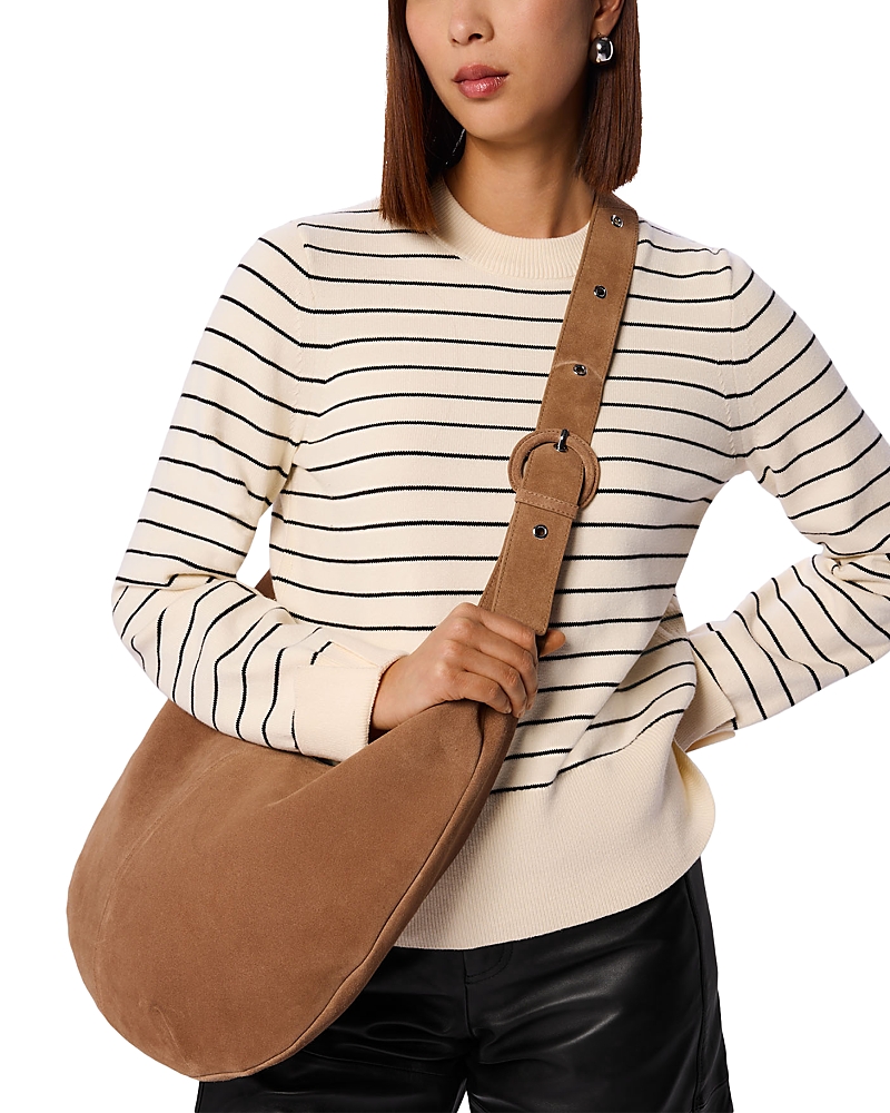 Whistles Classic Stripe Cotton Blend Sweater