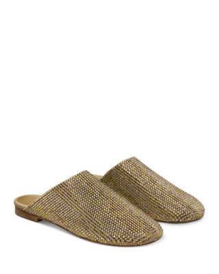 Women's Thalia Shine Embellished Leather Mules