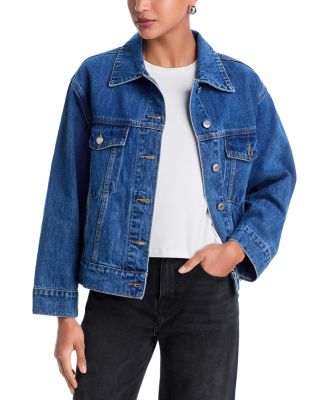 Oversized Denim Jacket in Medium Wash
