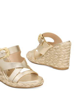Women's Sai Leather Espadrille Wedge Sandals