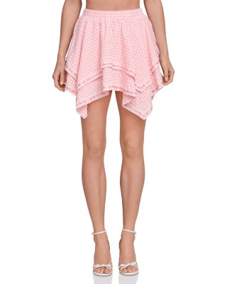 Handkerchief Hem Mini Skirt