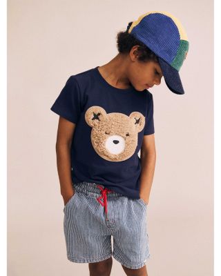 Boys' Denim Striped Shorts - Baby