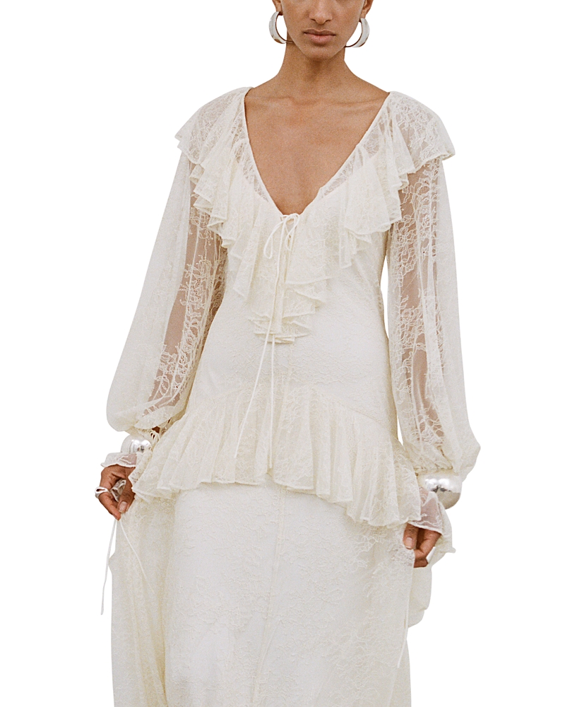De La Vali Esen Lace Maxi Dress