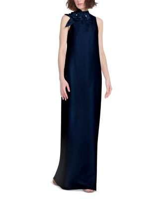 Taffeta Sleeveless Gown