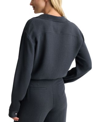 Heathered Crepe Blouse