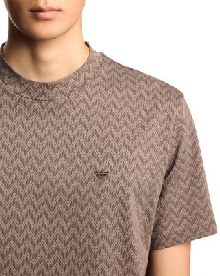 Icon Two Tone Chevron Motif T-Shirt