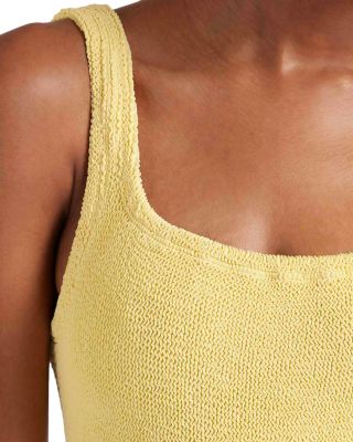 Square Neck One Piece Swimsuit