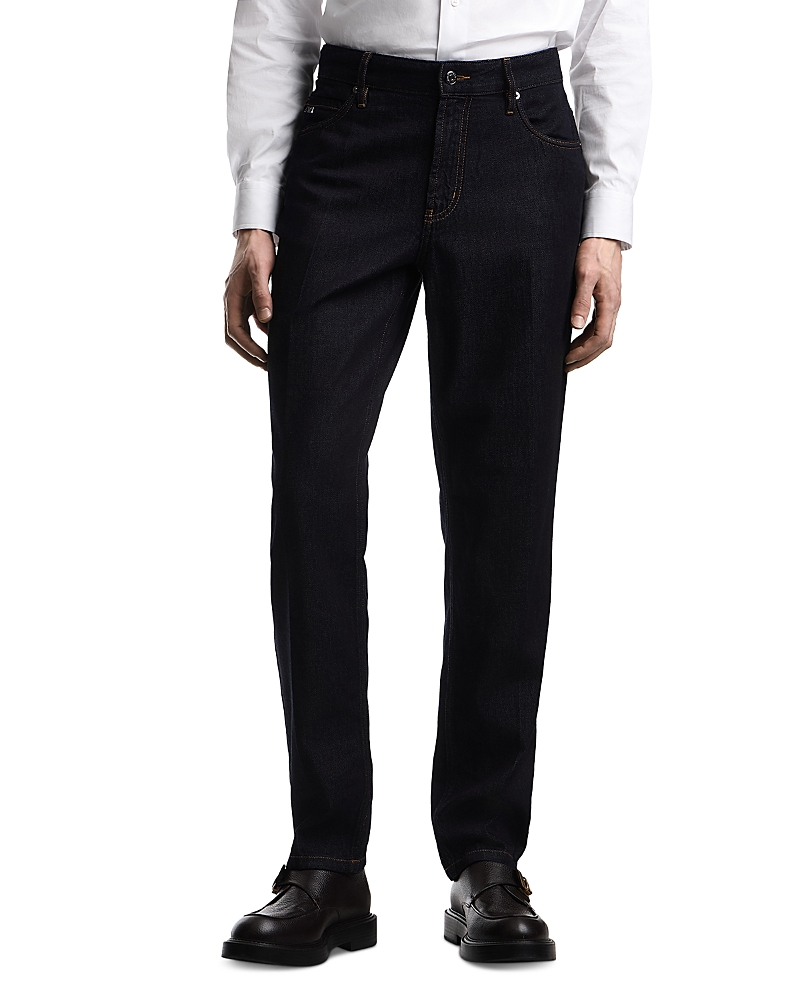 Emporio Armani J50 Regular Fit Jeans in Blue Denim