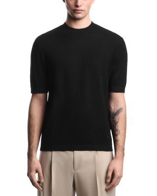 Honeycomb Motif Pullover T-Shirt Sweater