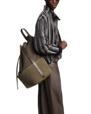 Blouson Two Tone Jagged Motif Jacket