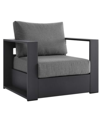  Tahoe Outdoor Patio Powder-Coated Aluminum Armchair, Set of 2