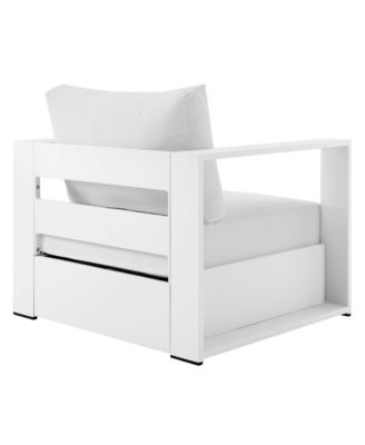  Tahoe Outdoor Patio Powder-Coated Aluminum Armchair, Set of 2