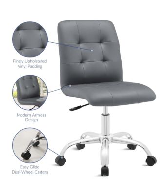  Prim Armless Mid Back Office Chair