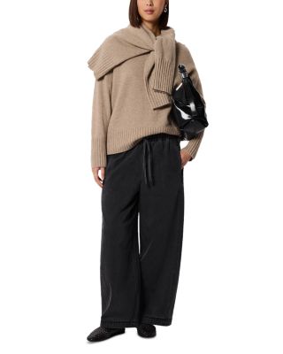 Petites Casual Denim Barrel Trousers