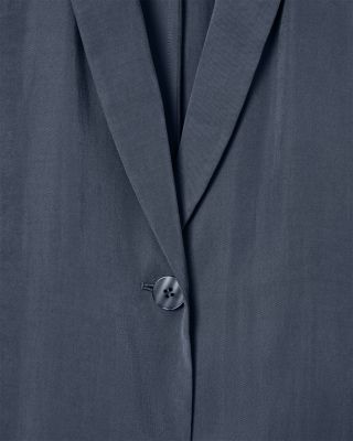 Washed Twill Loose Fit Jacket