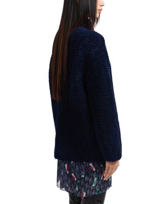 Terry Effect Chenille Jacket 