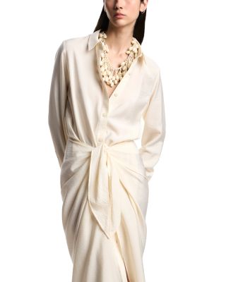 Techno Wrap Maxi Dress