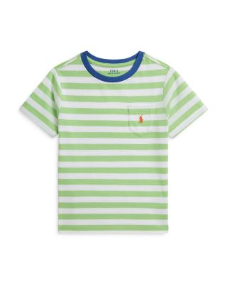 Boys' Striped Cotton Jersey Pocket Tee - Little Kid
