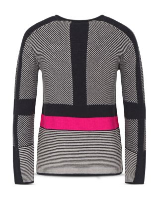 Jacquard Stripe Sweater