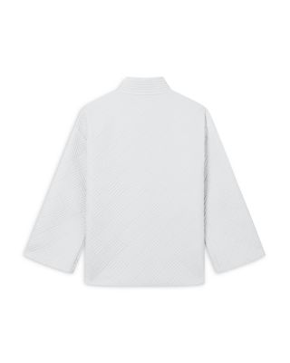 Geometric Quilted Peacoat