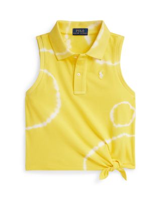 Girls' Tie Dyed Mesh Boxy Polo Shirt - Little Kid, Big Kid