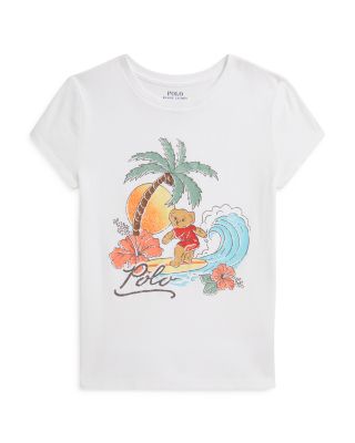 Girls' Polo Bear Cotton Jersey Tee - Little Kid, Big Kid