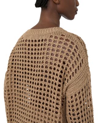 MXPFEBE Desert Open Knit Sweater