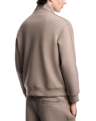 Double Jersey Zip Up Sweatshirt