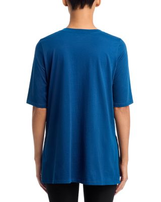 Crewneck Elbow Sleeve Easy Tunic