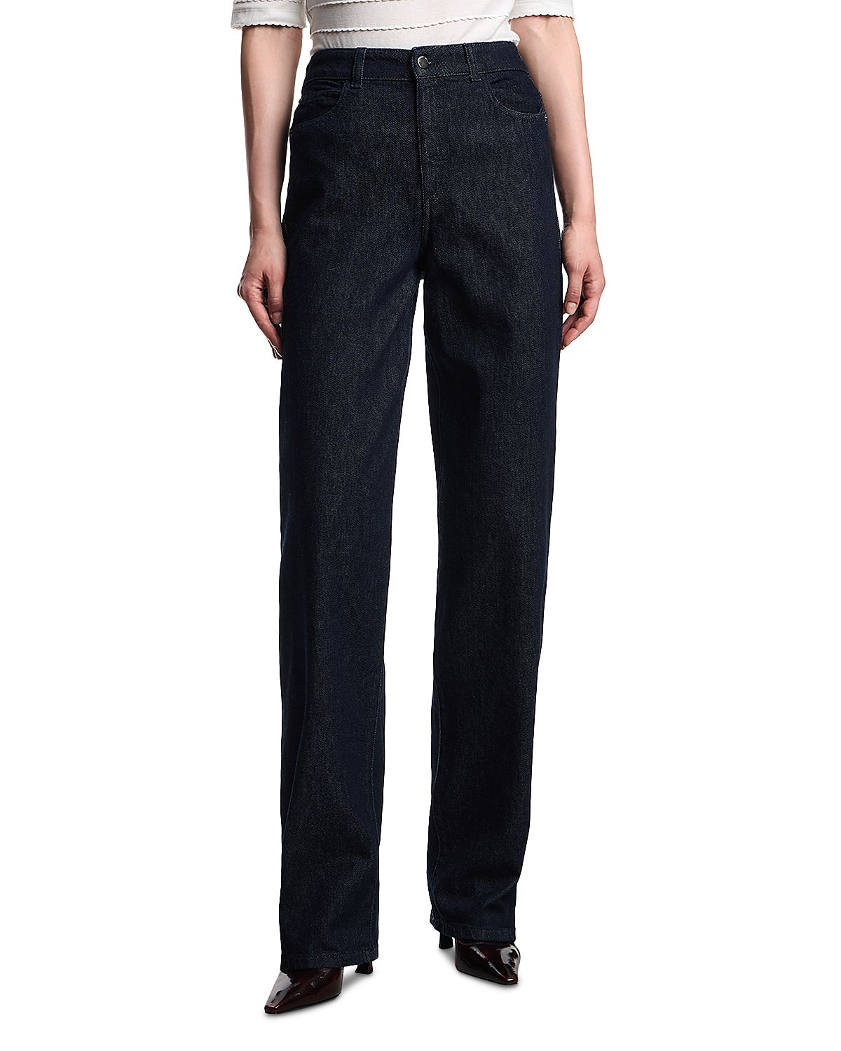 Emporio Armani High Rise Straight Jeans
