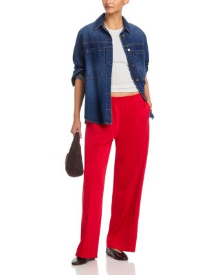 Wide Leg Track Pants