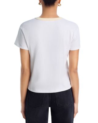 Billie Contrast Crewneck Tee