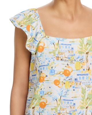 Pitti Town Flutter Top & Wide Leg Pant Set - Exclusive