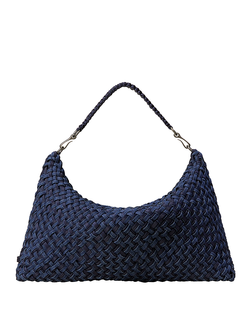 Naghedi Porto Medium Double Weave Half Moon Bag