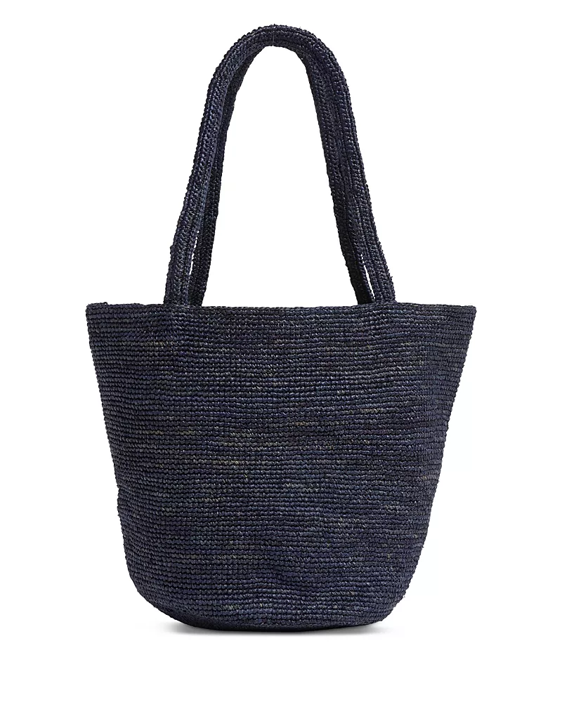 Jenni Kayne Hollis Raffia Top Handle Bag