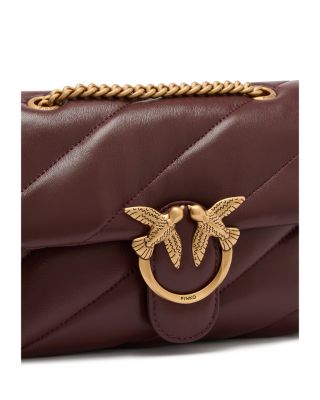 Love Puff Mini Leather Crossbody Bag