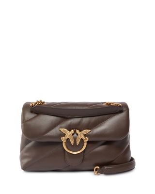 Love Puff Classic Leather Crossbody Bag